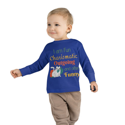 Descriptive Toddler Long Sleeve Tee