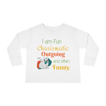 Descriptive Toddler Long Sleeve Tee