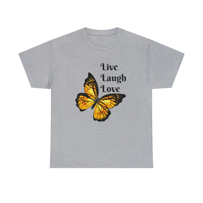 Live Laugh Love Butterfly T-shirt