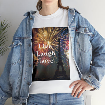 Live Laugh Love Fireworks T-shirt