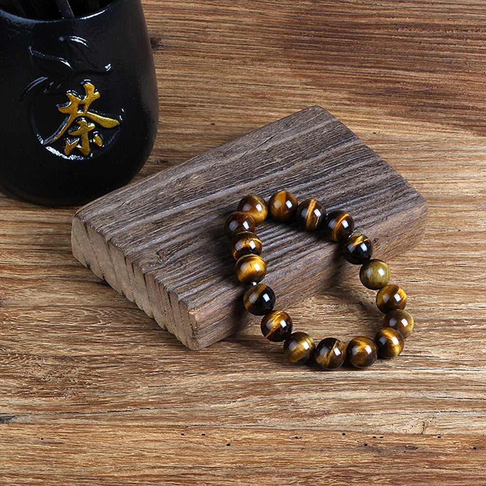 Natural Stone Bracelet Fashion Tiger Eyes Men Minimalist Beaded