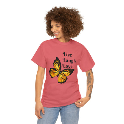 Live Laugh Love Butterfly T-shirt