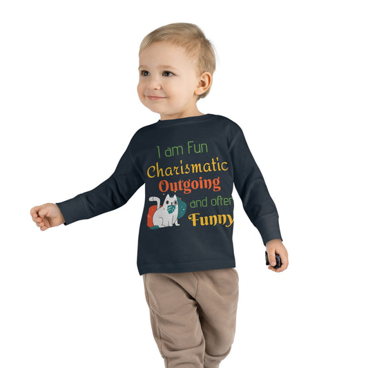 Descriptive Toddler Long Sleeve Tee