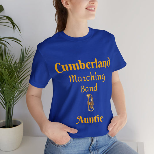 Cumberland Marching Band Auntie Jersey Short Sleeve Tee