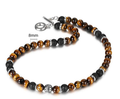 Amazon Stone Tiger Eye Stone Bracelet Necklace 108 Buddha Beads Lotus Bracelet