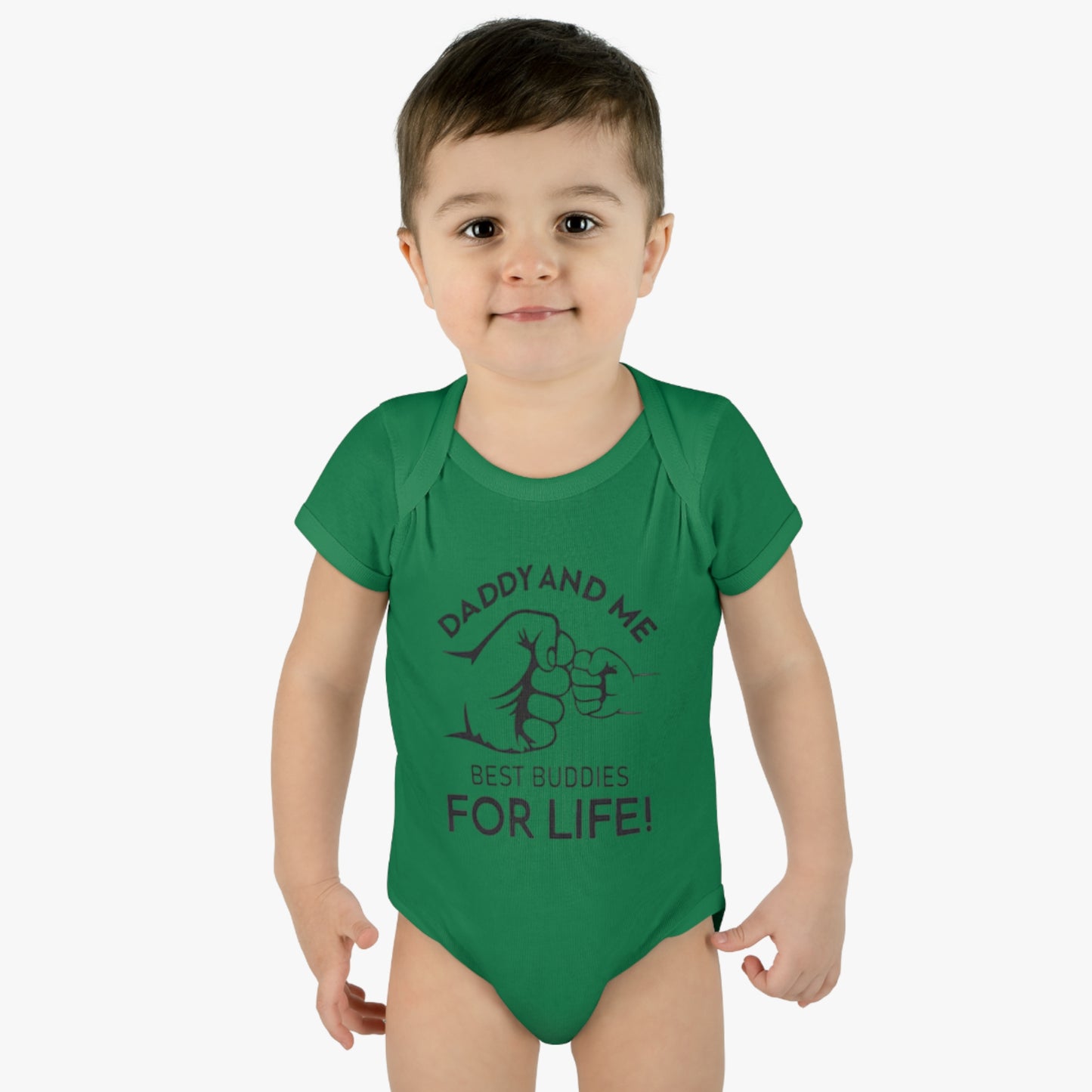 Dad and me Infant Baby Rib Bodysuit