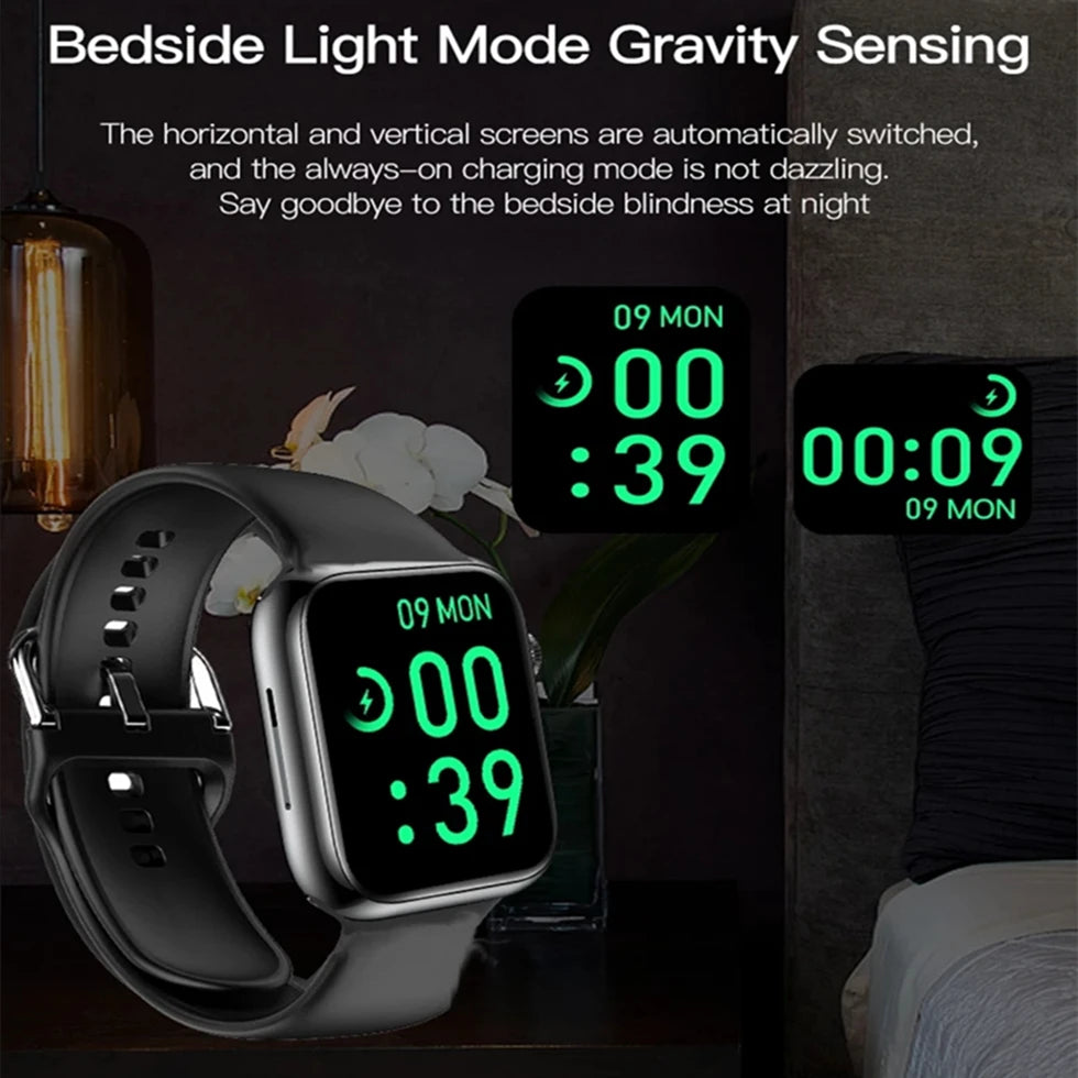 SCELTECH Smart Watch 2023 Wireless Charging Smartwatch Bluetooth Calls Men Women Watches Fitness Bracelet Custom Watch Face