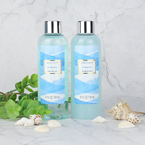 7 Pcs Ocean Scent Body & Earth Spa Gift Baskets for Women