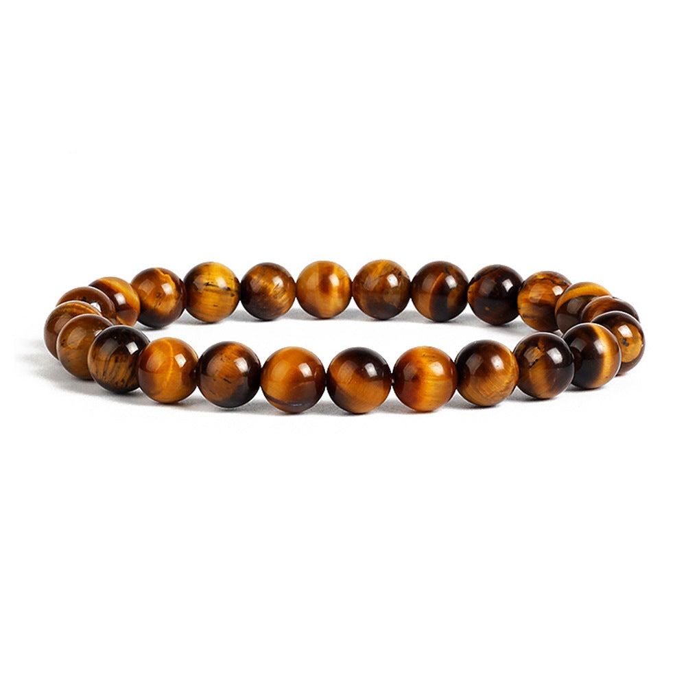 Natural Stone Bracelet Fashion Tiger Eyes Men Minimalist Beaded