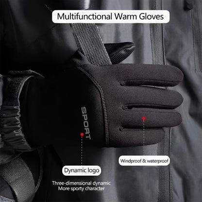 1pair Winter Gloves: Waterproof, Thermal, Touchscreen, Windproof - Keep Hands Warm And Dry In Cold Weather , Ideal choice for Gifts