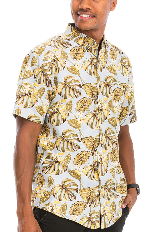 Digital Print Hawaiian Short Sleeve Shirt