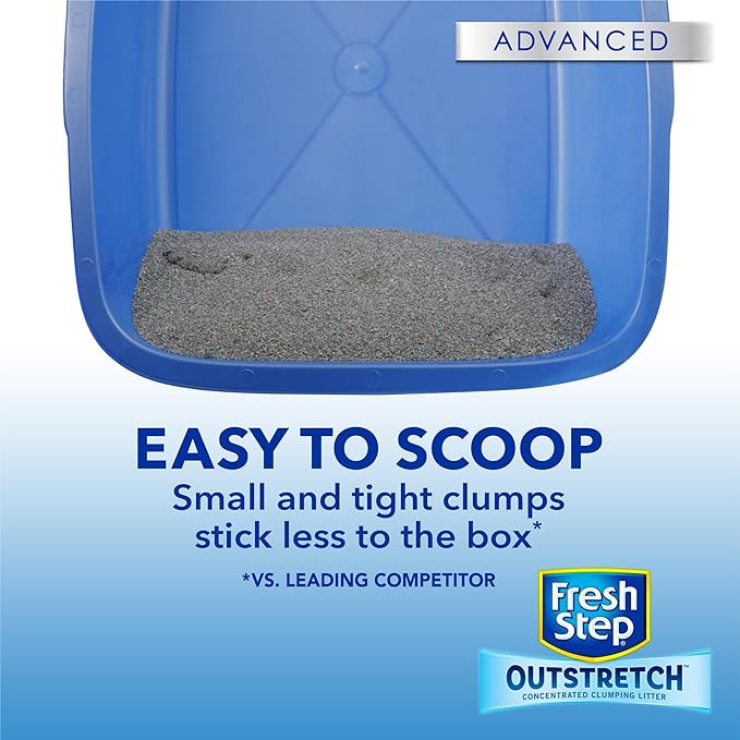 Fresh Step Advanced Clumping Cat Litter, Outstretch, Extra Large, 32 lbs total (2 Pack of 16lb Boxes)