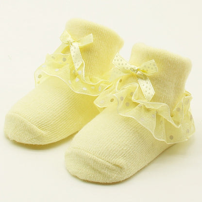 Lawadka One Size Baby Girls Ruffle Socks 0-12 Months